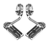 1. 25 "Angulabili lunghi motociclisti regolabili per moto monte compatibili con bici da tour in bici da tournée(Cromo)