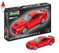 1/25 Kit Revell 2024 Ford Mustang GT 2 in 1 Click-System 07743