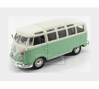 1:25 MAISTO Volkswagen T1 Samba Minibus 1962 Very Light Green White MI31956G