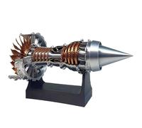 1/25 Simulation Aircraft Turbojet Engine Rotatable Model, TR900 Turbofan Jet Engine Model Kit, 3D Printing Mechanical Science Aero Engine Education Toy And Desk Decor Gift for Hobbyists