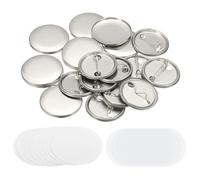 1,25" Vuoto Pulsante Creazione Forniture,50pz Rotondo Distintivo