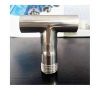 1" 25mm Tubo OD Butt Weld x 3/4" BSPT Maschio Tee 3 Way SUS 304 Acciaio Raccordo Homebrew Birra Vino