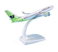 1 260 16 cm Modello di aeroplano ABS e velivoli in metallo Boeing B737-800 per il modello aereo replica Jinair Set da gioco per hobby in miniatura