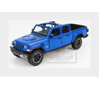 1:27 MOTORMAX Jeep Gladiator Pick-Up Rubicon Hard-Top Open 2020 Blue MTM79370B