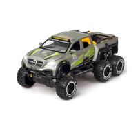 1 28 Per Mercedes-Benz X-Class Pick-Up In Lega Pressofuso Auto Giocattolo Fuoristrada Auto Acusto-ottico Collezione Di Giocattoli Giocattoli Metal Vehicles non RC(Gray)