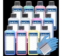 1,2L Inktec Inchiostro per Pixma Pro 1 PGI29 Pbk C Y M PC Pm Gy Dgy Lgy Co MBK R
