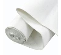 1/2M 7-30cm Fasce elastiche per cintura all'uncinetto bianco nero per addome materno Polso Vita Cinghia a molla Nastro elastico per cucire-Bianco-9cm-1Metro