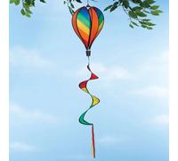 1.2m Arcobaleno Pride Mongolfiera da Parete Giardino Vento Girevole
