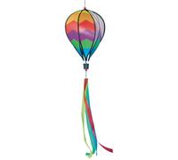 1.2m Colorato Arcobaleno Mongolfiera da Parete Giardino Vento Girevole