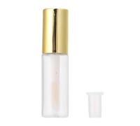 1.2ml Refillable Lip Gloss Tubes | 45pcs Mini Empty Bottles with Brush & Closure | Gold Lipstick Containers for DIY/Travel/Makeup Kit | Leak - Guard Applicator