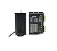 1.2Nm-12NM Stepper electronic starter Driver Kit Nema23 57mm 3A Nema34 86mm 6A Kit 56mm-150mm Body 8/14mm Shaft electronic starter CNC Router NWPNLXEA(2Nm Nema23 motor,With TB6600 Driver)