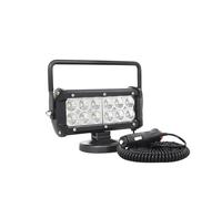 1/2pcs 48W 36W staffa di base magnetica barra luminosa da lavoro a LED lampada for auto portatile fascio di inondazione 4x4 ATV camion trattore fuoristrada barca(1pcs 36W Flood Beam)