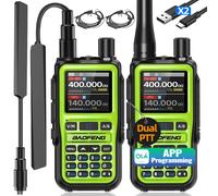 1/2PCS BAOFENG UV-5R Mini Walkie Talkie Dual PTT Wireless Bluetooth Programmazione Multi-Band Type-C Carica A Lungo Raggio Ham Radio