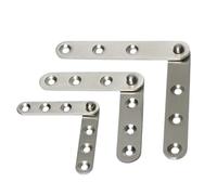 1/2PCS Cerniere pivotanti nascoste a sette parole in acciaio inossidabile Accessori for ferramenta for mobili(XA-2pcs)