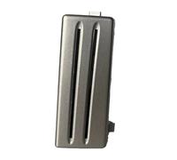 1/2PCS Dark Silver Front Dashboard Card Box Cup Holder Fake Cover Trim, for VW for Polo 4 9N for Sedan, 2002-2011, Part Numbers 6Q1858373, 6Q0858576A.(Left-Card Slot)