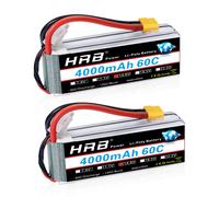 1/2pcs HRB 14.8V 4000mah RC Batteria 4S Lipo Batteria 60C Con connettore XT60 per RC Auto Camion Monster RC Aereo Drone Barca