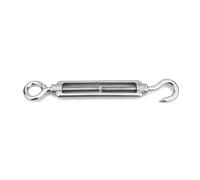 1-2pcs In Acciaio Inox 304 Golfare e Gancio Bullone Tenditore OC Tipo Heavy Duty Rigging Vela Tenditori Dispositivo di Tensione della Fune(M10 1PC)