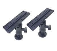 1/2pcs Kayak Fish Finder Monte Base Ruota Supporto di rotazione compatibile con canoa per canoa per barche marine e dispositivi GPSmap Fishfinder(2 Pieces)