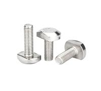 1-2pcs M5/M6/M8/M10 acciaio inossidabile 304 bulloni a T per attrezzature meccaniche e profilati in alluminio, M10x80mm