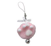 1/2pcs Telefono Fascino Peluche Portachiavi Accessorio Con Pendente Arco Catena Versatile Portachiavi Fatto A Mano Ornamento Gioielli Per Ragazze E Donne, B, Taglia unica