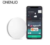1 ~ 2pcs Tuya ZigBee Pulsante Scena Interruttore Interruttore di Collegamento Intelligente Alimentato A Batteria Automazione Funziona Con I Dispositivi Smart Life Zigbee