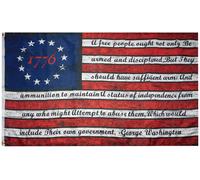 1.2X1.8m General George Washington 1776 Betsy Ross 2nd Amendment NRA 100D 6X4