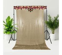 1.2x2.1m Shimmer Lustrini Backdrop Muro Pannelli Nozze Compleanno Festa Decor