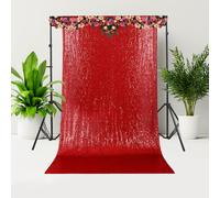 1.2x2.1m Shimmer Lustrini Backdrop Muro Pannelli Nozze Compleanno Festa Decor