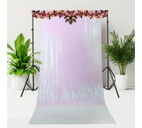 1.2x2.1m Shimmer Lustrini Backdrop Muro Pannelli Nozze Compleanno Festa Decor