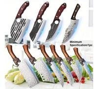 1/3/4/6/10PCS Coltelli da cucina in acciaio inossidabile Set multiuso Utilità Macellaio Barbecue Affilato Sashimi Coltello di manzo per la cucina degli uomini