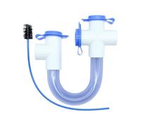 1. 3/4 Pollice Trappola Condensa In PVC Trasparente Con U Arco E Spazzola Tubo Di Scarico AC Previene Il Riflusso E A Forma Di U Collettore In PVC Per Condizionatori HVAC