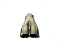 1 3/4 " Scarico Y Tubo Pezzi 2 A 1 Separatore Sezione Inox Collettore 45mm 1.75