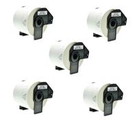 1 3 5 10 da 300 ETICHETTE ADESIVE COMPATIBILI BROTHER DK-11202 62x100 mm