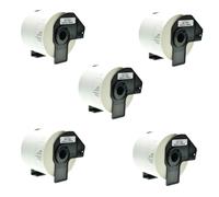1 3 5 10 da 300 ETICHETTE ADESIVE COMPATIBILI BROTHER DK-11202 62x100 mm