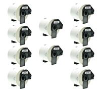 1 3 5 10 da 300 ETICHETTE ADESIVE COMPATIBILI BROTHER DK-11202 62x100 mm