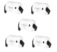 1 3 5 10 da 600 ETICHETTE ADESIVE COMPATIBILI BROTHER DK-11240 102x51 mm
