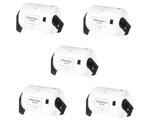 1 3 5 10 da 600 ETICHETTE ADESIVE COMPATIBILI BROTHER DK-11240 102x51 mm