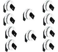 1 3 5 10 ETICHETTE ADESIVE COMPATIBILI BROTHER DK-22214 12mm x 30,48 mt