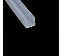 1/3/5/10 metri di guarnizione in gomma per bordi a U, nastro sigillante per porte doccia, guarnizione per bordi in vetro, misure multiple - 14x12 mm - 1 m