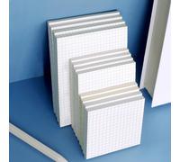 1/3/5/10 pezzi di Bloc notes adesivi portatili con punti o linee, per studenti e ufficio, taccuino adesivo disponibile in varie dimensioni, di ritorno a scuola L,M,S,3 pezzi (L+M+S),L (3 pezzi) 180 fo