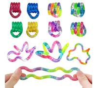 1/3/5/10 Pezzi Giocattoli sensoriali per adulti autistici, giocattoli per le dita, giocattoli per alleviare l'ansia e lo stress, giocattoli per le dita silenziosi e colorati, i colori dei giocattoli s