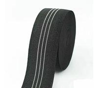 1/3/5/10M Elastico da cucito 43/50/70mm Elastici per cintura per indumenti Fascia per cintura Decorazione Nastri elastici Accessori per cuciture fai da te - Nero-Bianco 3-50mm - 3,0 metri