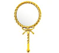 1/3/5/12/20 pezzi Specchio vintage portatile con manico, 15,24 cm di lunghezza x 8,43 cm di larghezza, specchio compatto con rilievo floreale, adatto per il trucco del viso delle donne, viaggi, omaggi