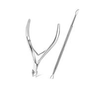 1/3/5/6 pezzi taglierina professionale for unghie in acciaio inossidabile pinze a forbice spingipelle rimozione cura kit di strumenti for manicure(2pcs)