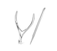 1/3/5/6 pezzi taglierina professionale for unghie in acciaio inossidabile pinze a forbice spingipelle rimozione cura kit di strumenti for manicure(2Pcs C)