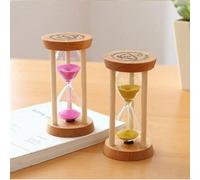 1/3/5 Minuti Nuova Clessidra da Tavolo in Legno Mini Decorazione Desktop Orologio Creativo Timer Sabbia Cucina Come Regalo Giallo-1 minuto,Rosso-1 minuto,Blu-1 minuto,Rosa-1 minuto,Viola-1 minuto,Blu-