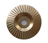 1/3/5 pezzi Foro 16 mm 22 mm Mola for lucidatura del legno Disco rotante abrasivo Strumento for intaglio del legno Disco abrasivo Strumento for smerigliatrice angolare(1pcs Gold Slope,Bore 22mm)