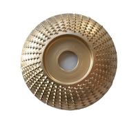 1/3/5 pezzi Foro 16 mm 22 mm Mola for lucidatura del legno Disco rotante abrasivo Strumento for intaglio del legno Disco abrasivo Strumento for smerigliatrice angolare(1pcs Gold Arc,Bore 22mm)