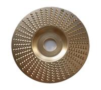 1/3/5 pezzi Foro 16 mm 22 mm Mola for lucidatura del legno Disco rotante abrasivo Strumento for intaglio del legno Disco abrasivo Strumento for smerigliatrice angolare(1pcs Gold Plane,Bore 22mm)