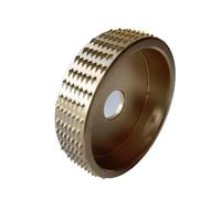 1/3/5 pezzi Foro 16 mm 22 mm Mola for lucidatura del legno Disco rotante abrasivo Strumento for intaglio del legno Disco abrasivo Strumento for smerigliatrice angolare(1pcs Gold Cylinder,Bore 16mm)